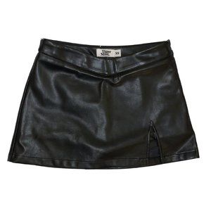 Tiger Mist Daphnie PU Skort - Black, XS